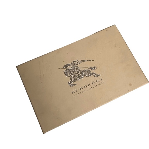 {Burberry} Low top Leather and Canvas Sneakers New with box - Picture 7 of 8